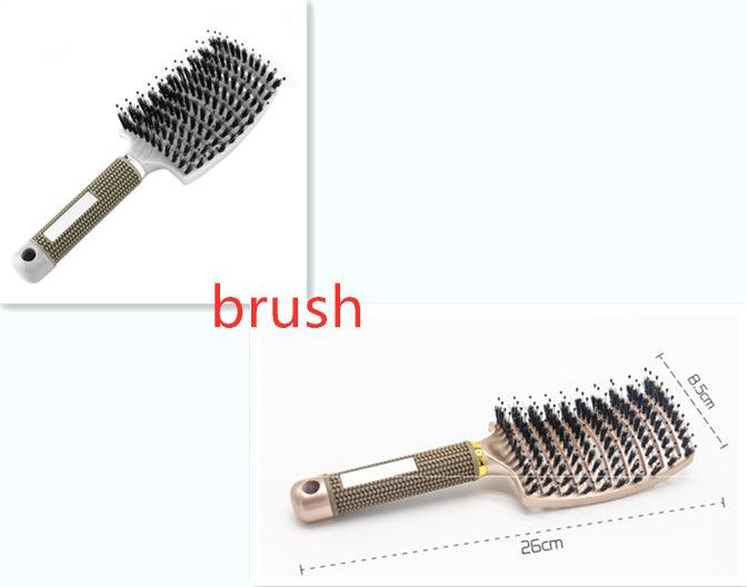 Detangler Hair Brush with Nylon Bristles