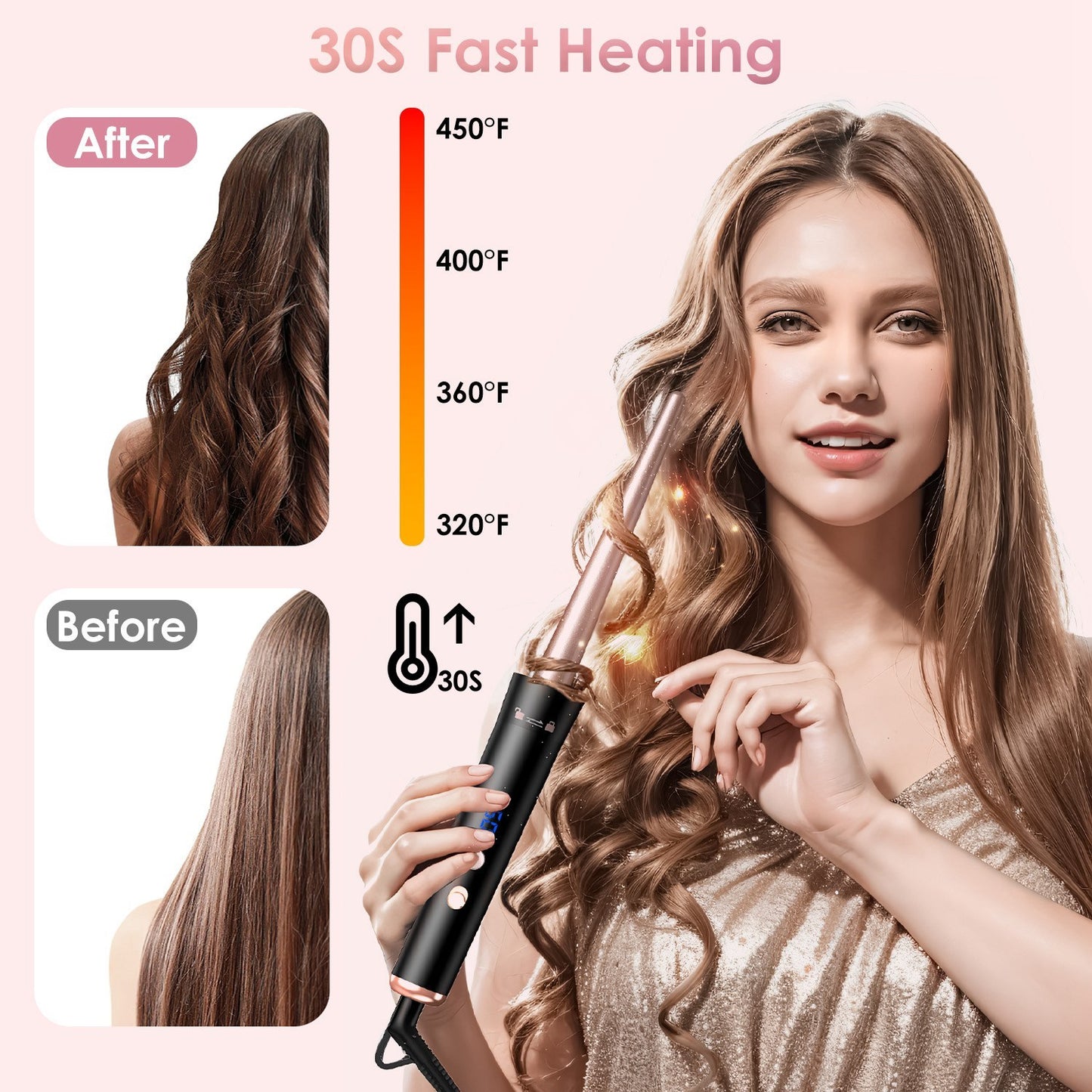 5-in-1 Curling Wand Hair Curler