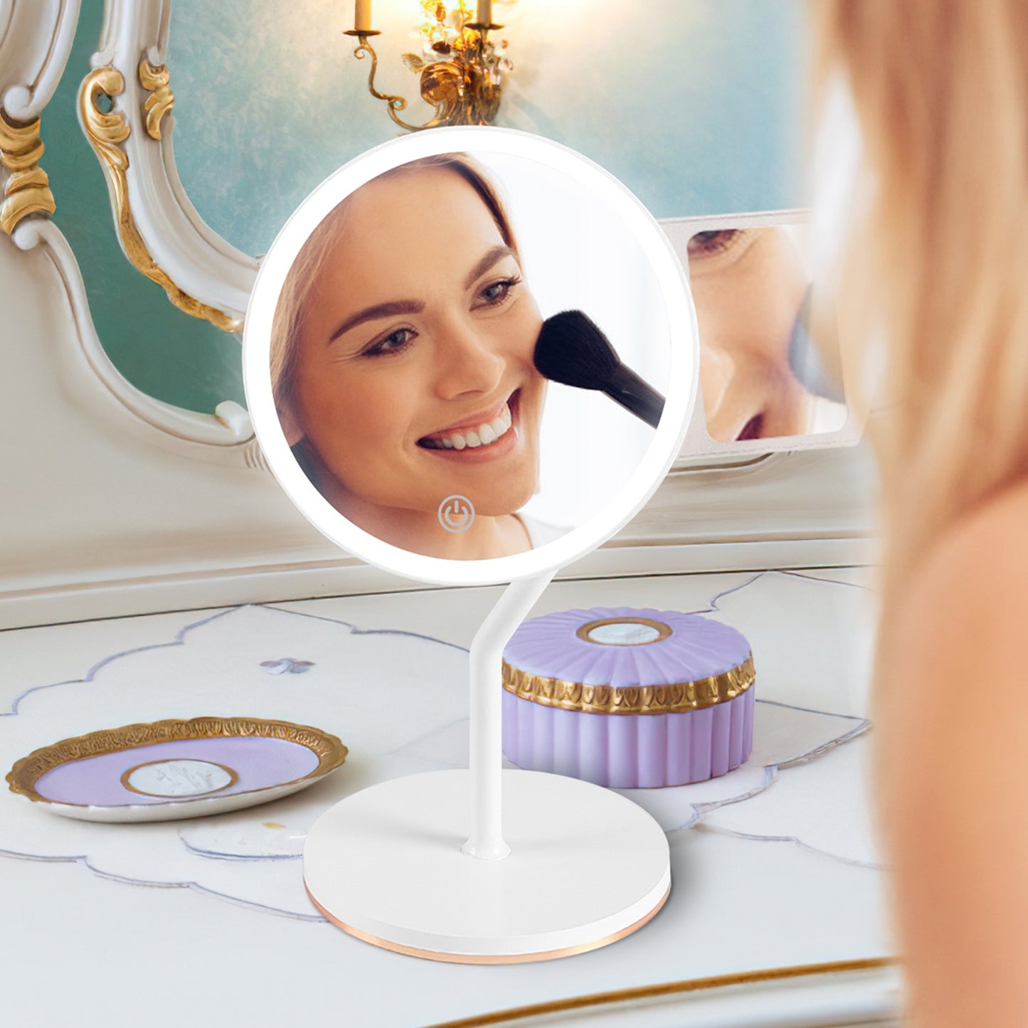 Rechargeable Magnifying LED Makeup Mirror