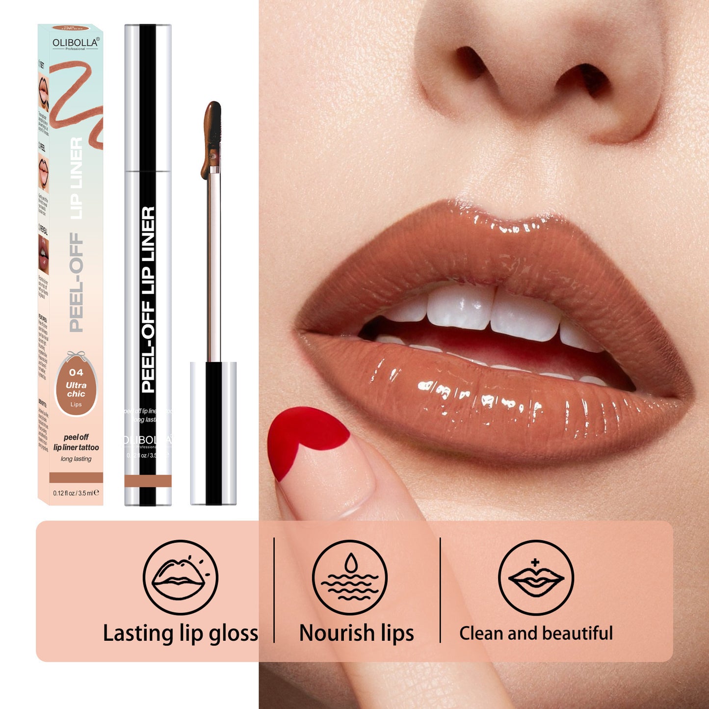 Waterproof Long-Lasting Lip Lacquer