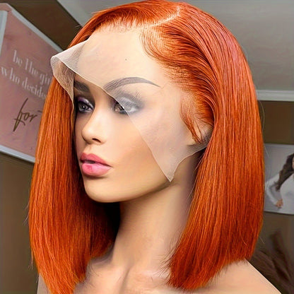 Ginger Orange Bob Wig