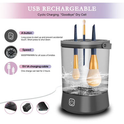 Electric Makeup Brush Cleaner