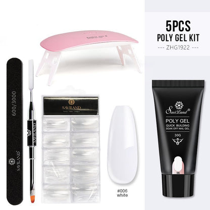 Quick Extension Crystal Gel Nail Set