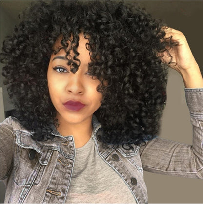 Short Curly Afro Wig