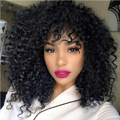 Short Curly Afro Wig