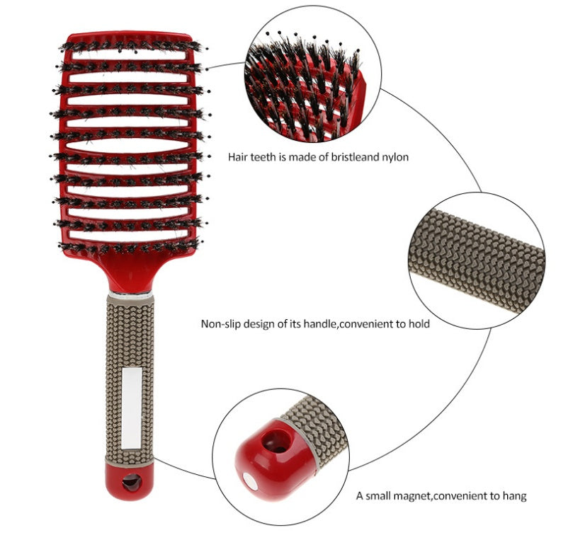 Detangler Hair Brush with Nylon Bristles