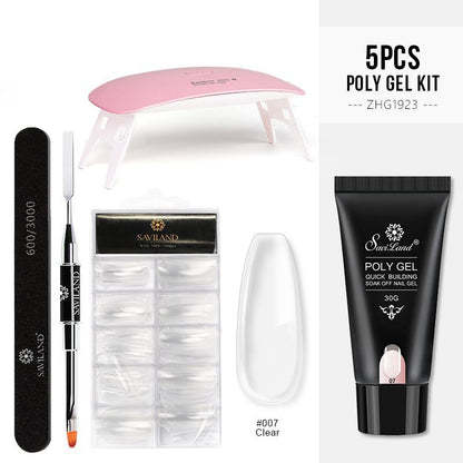 Quick Extension Crystal Gel Nail Set