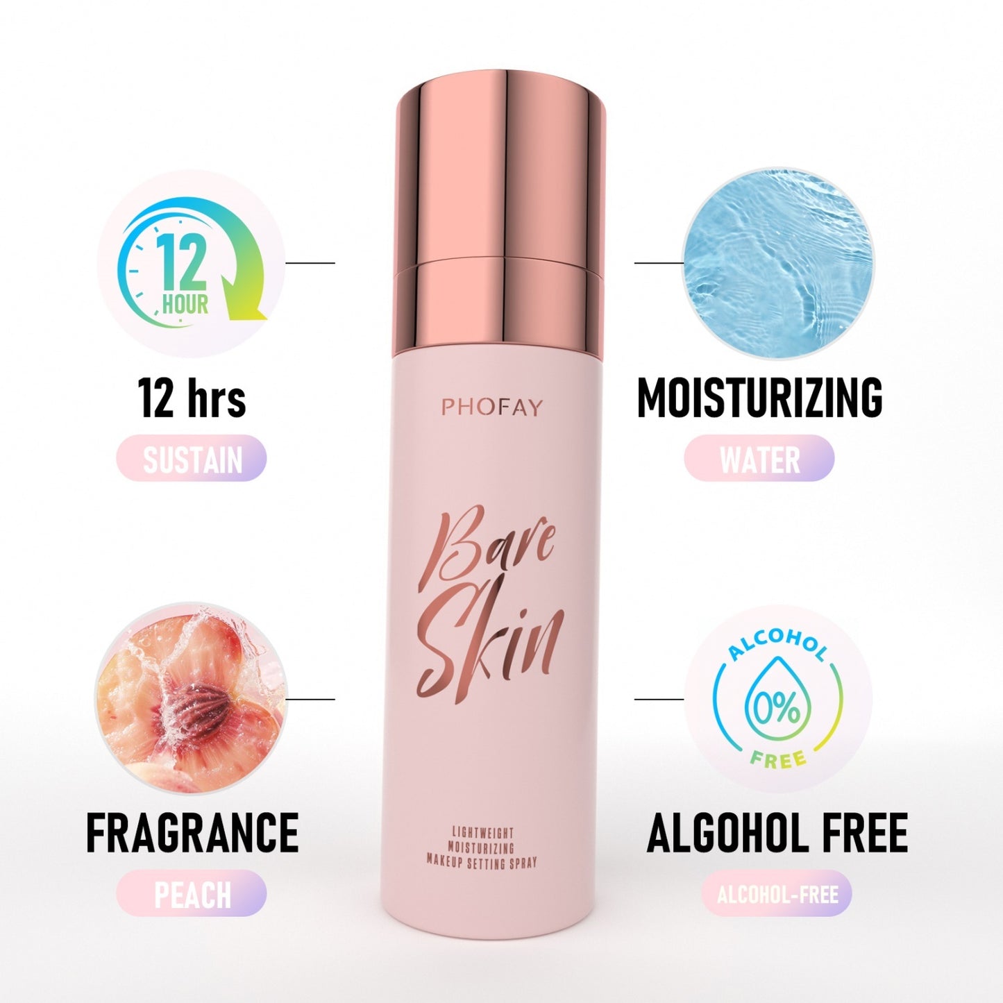 Long-Lasting Moisturizing Makeup Setting Spray