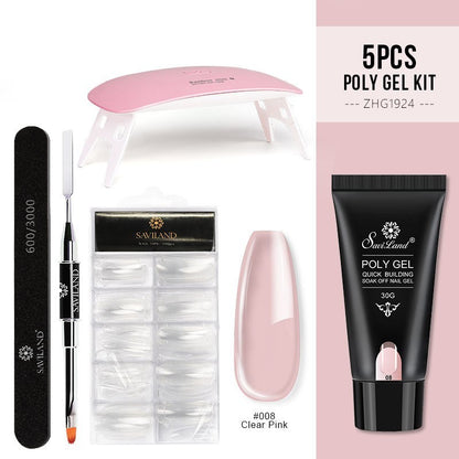 Quick Extension Crystal Gel Nail Set