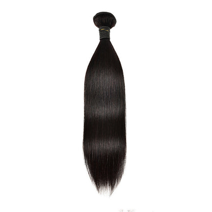 Natural Medium Long Real Hair Wig
