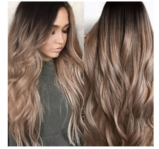 European American Mid-Length Wig