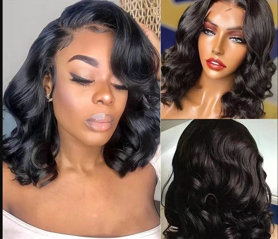 Short Black Curly Wig