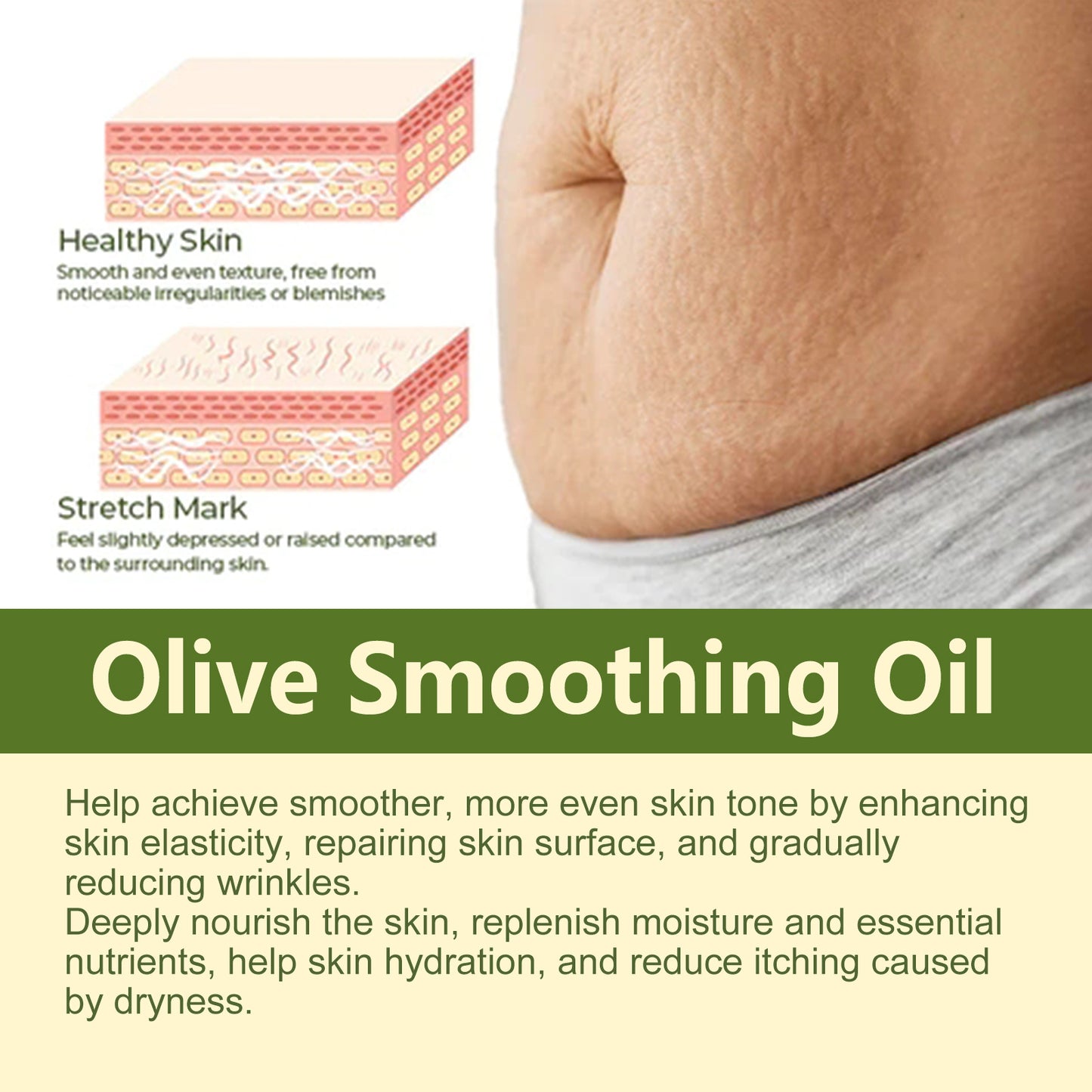 Olive Skin Care Oil with Almond