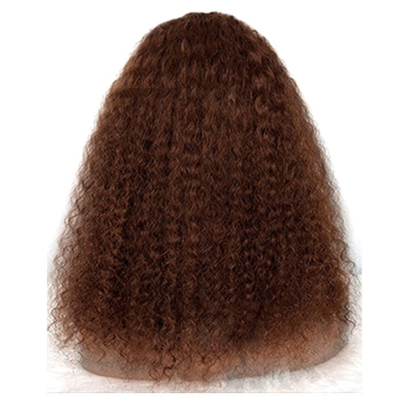 Human Hair Jerry Curly Headband Wig