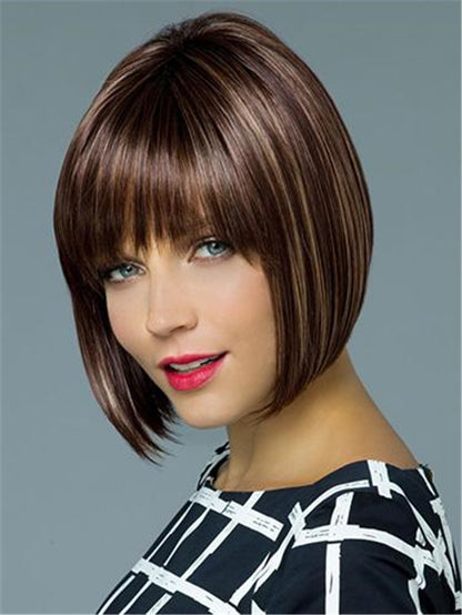 European American Short Wig