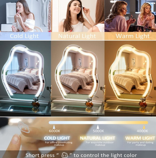 Elegant Cloud LED Vanity Makeup Mirror