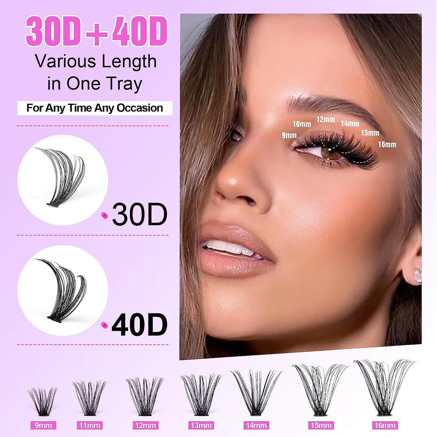 DIY Cluster Lashes Mixed Pack