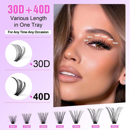 DIY Cluster Lashes Mixed Pack