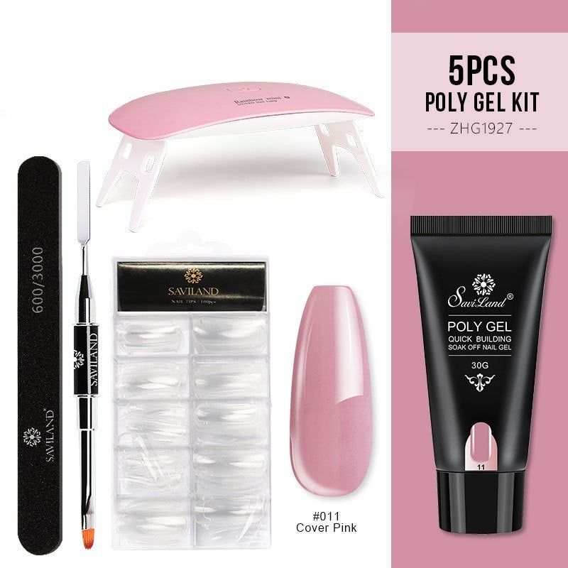 Quick Extension Crystal Gel Nail Set