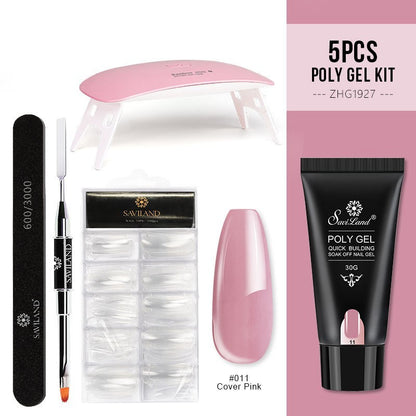 Quick Extension Crystal Gel Nail Set