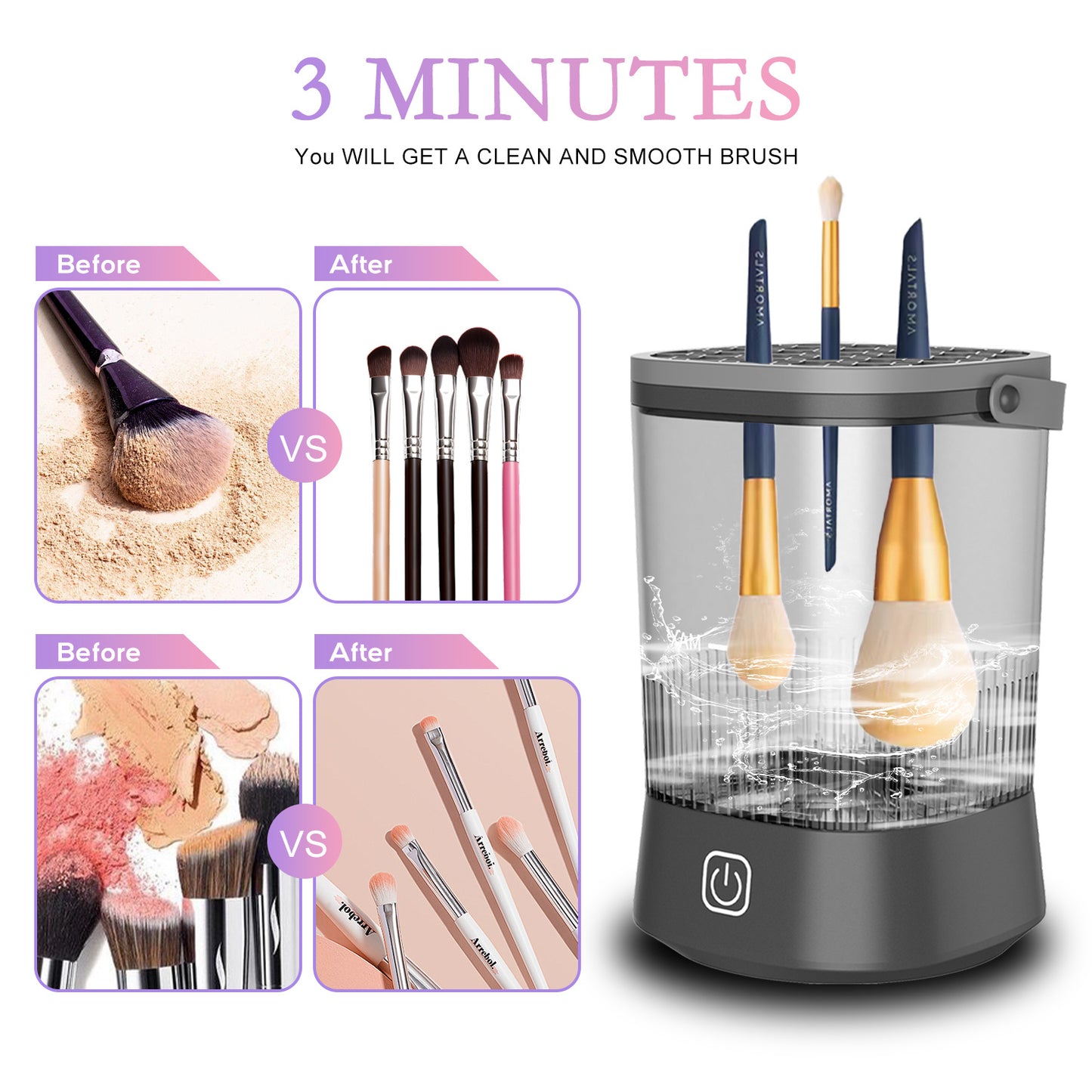 Electric Makeup Brush Cleaner