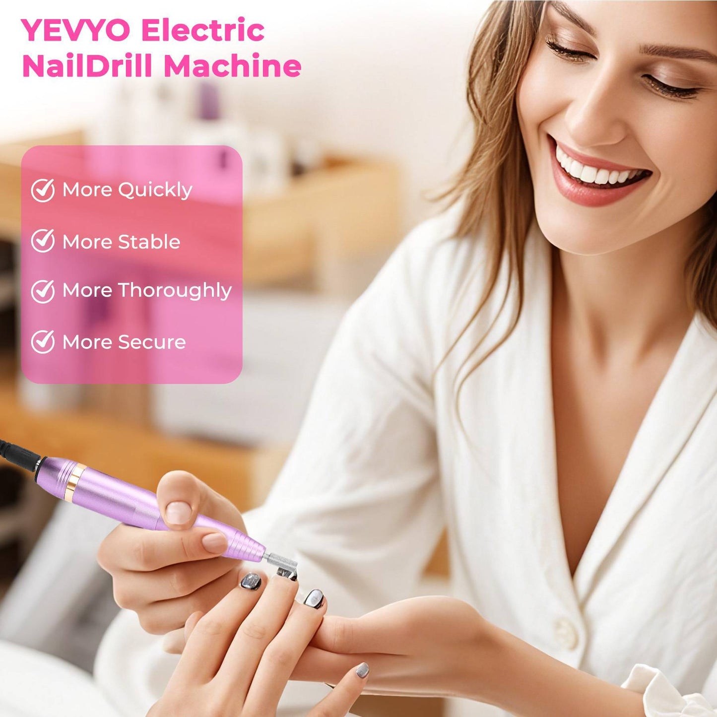 Professional Portable Electric Nail File Kit