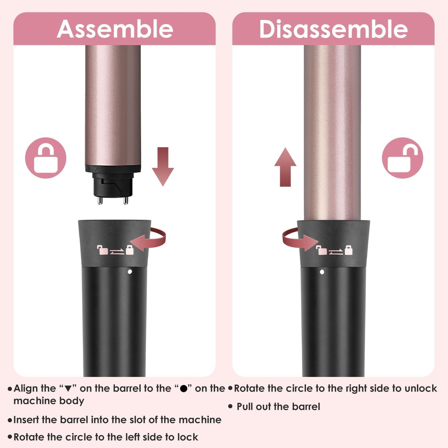 5-in-1 Curling Wand Hair Curler