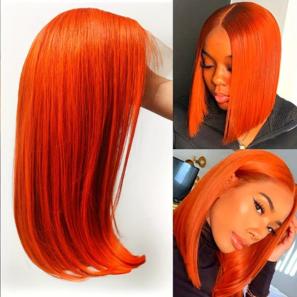 Ginger Orange Bob Wig