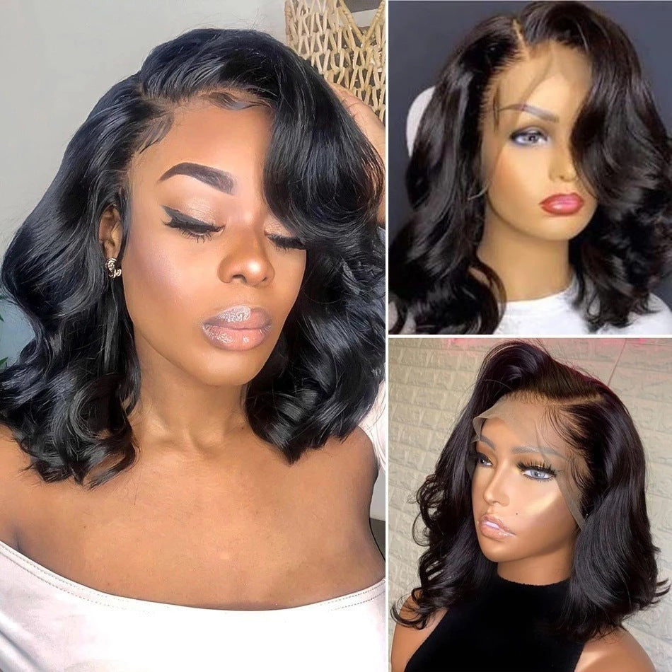 Short Black Curly Wig